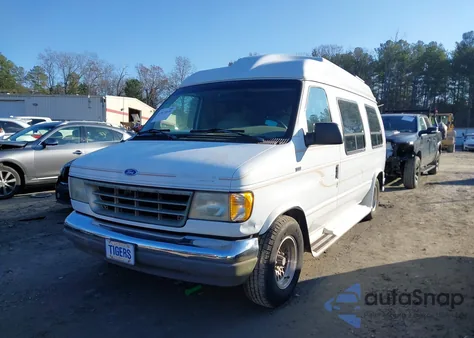 1993 Ford Econoline E150 Van z USA, uszkodzony, nr VIN 1FDEE14H4PHB16824